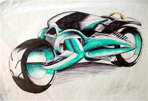 Futuristic trike concept created...